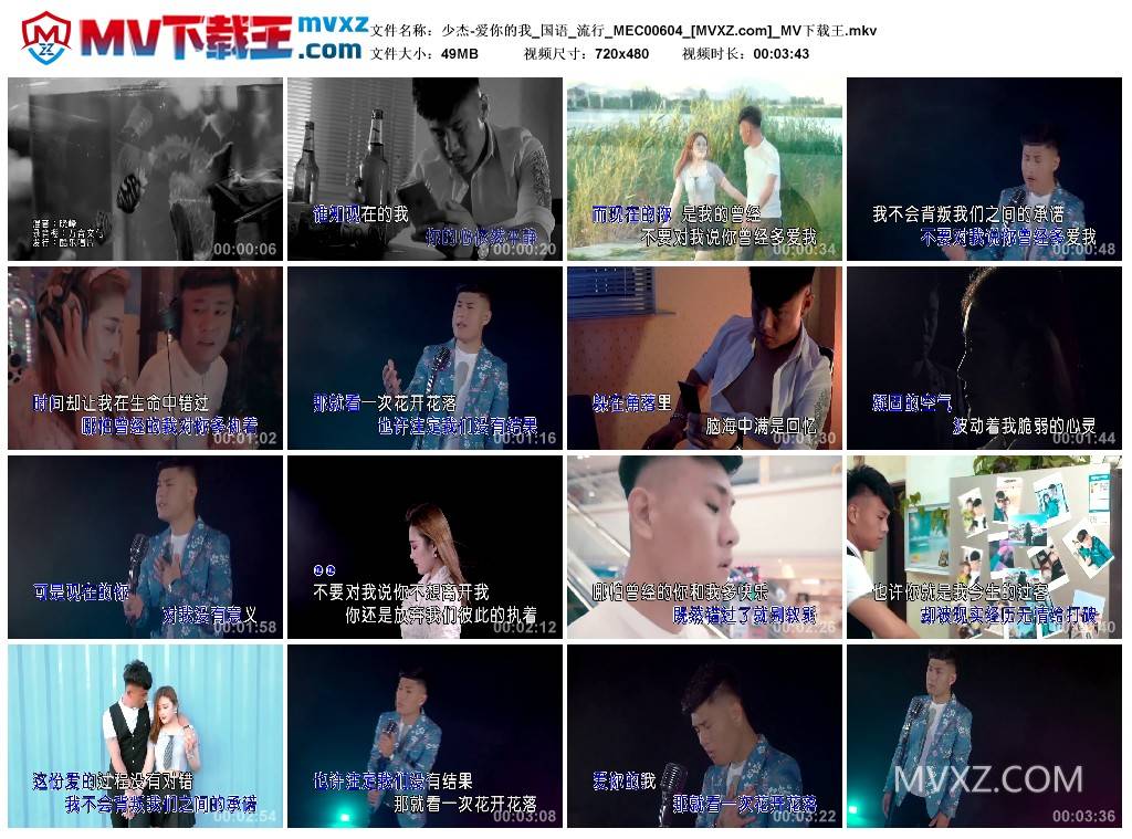 少杰-爱你的我_国语_流行_MEC00604